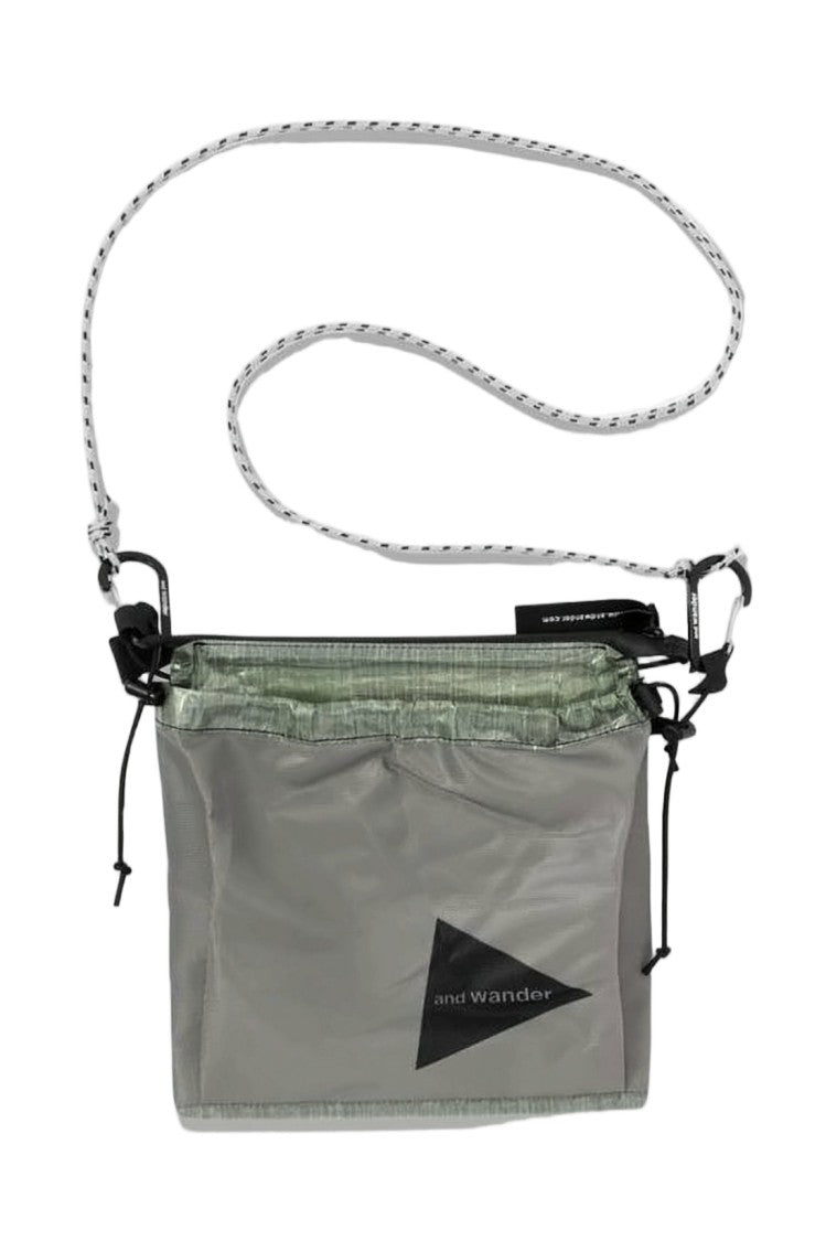 And Wander Translucent Grey Crossbody Bag
