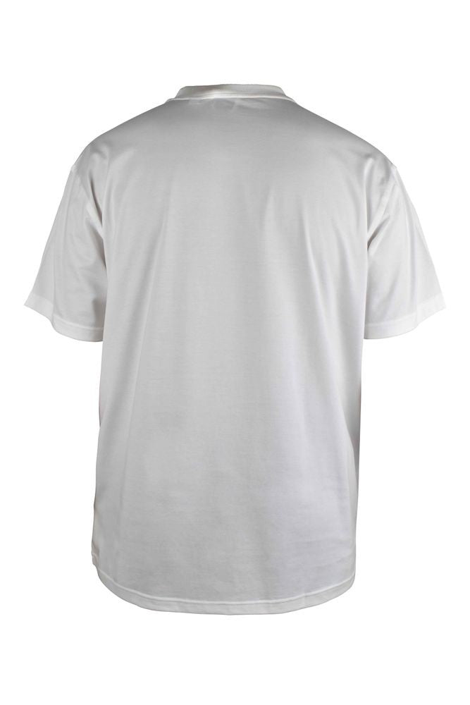 Burberry White Short-Sleeve T-Shirt With Black Logo
