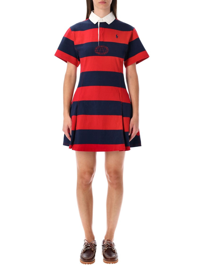 Polo Ralph Lauren Polo Striped Cotton Rugby Dress