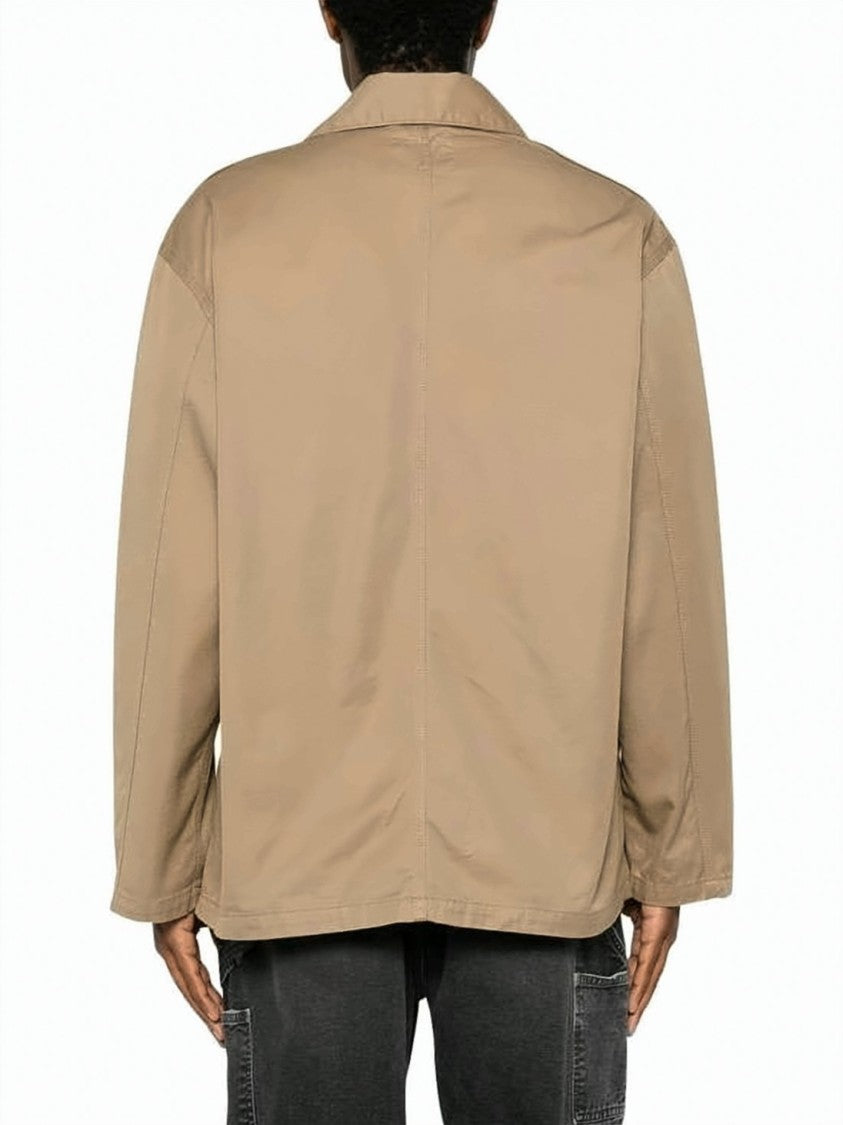 Carhartt Wip Relaxed Fit Cotton Jacket With Classic Collar