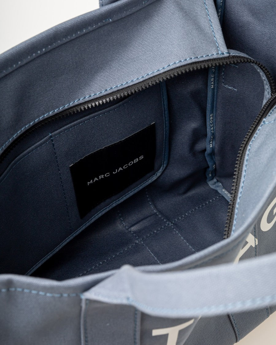 Marc Jacobs Logo-Printed Canvas Tote Bag With Spacious Interior