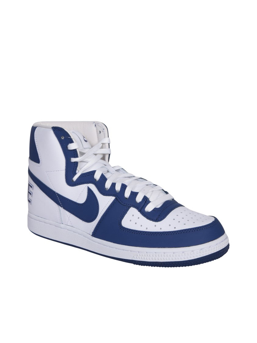 Comme Des Garçons Blue Lace-Up Sneakers