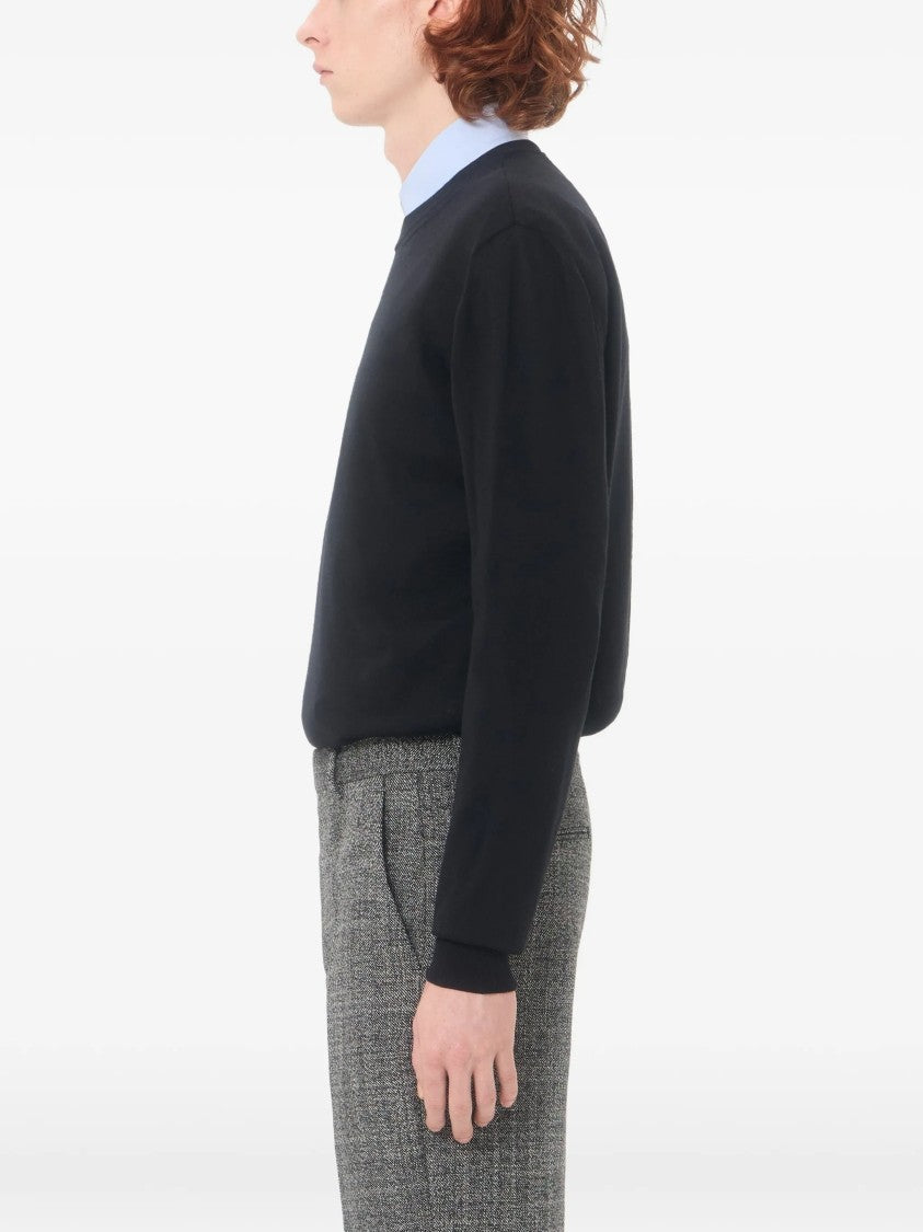 Valentino Black Vlogo Signature Wool Sweater