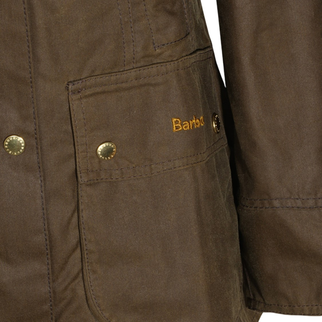 Barbour Casual Corduroy Collar Flap Pocket Jacket