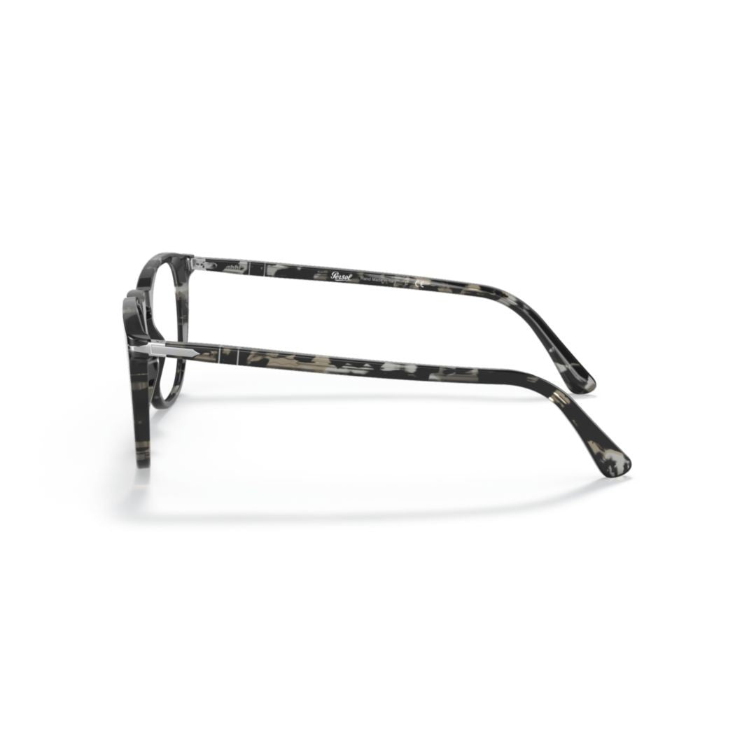 Persol 3266V Vista Classic Square Acetate Eyeglasses With Tortoiseshell Pattern