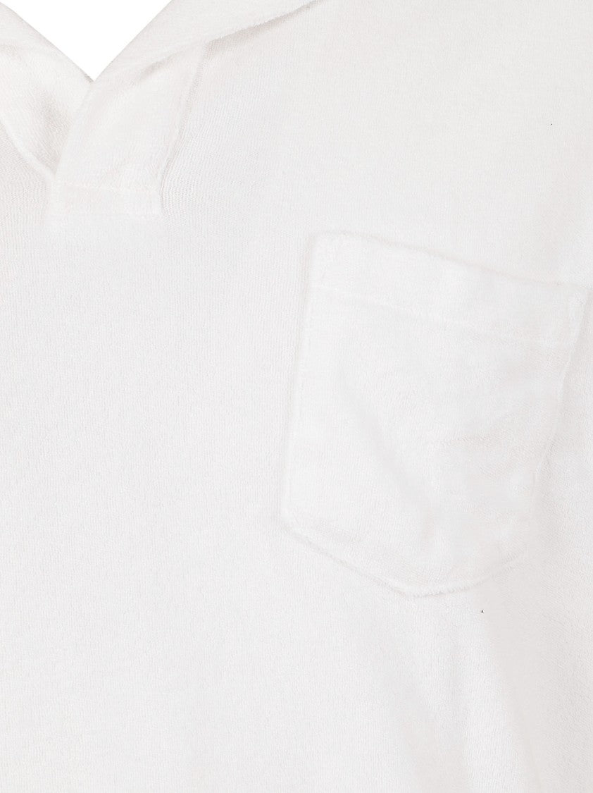 Orlebar Brown Cotton Polo Shirt With Subtle Pocket Detail