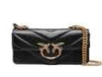 Pinko Quilted Shoulder Bag With Distinctive Logo Embellishment