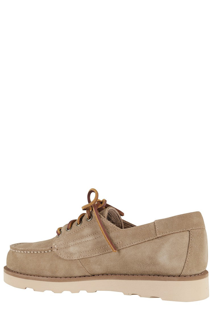 Sebago Camel Suede Lace-Up Shoe