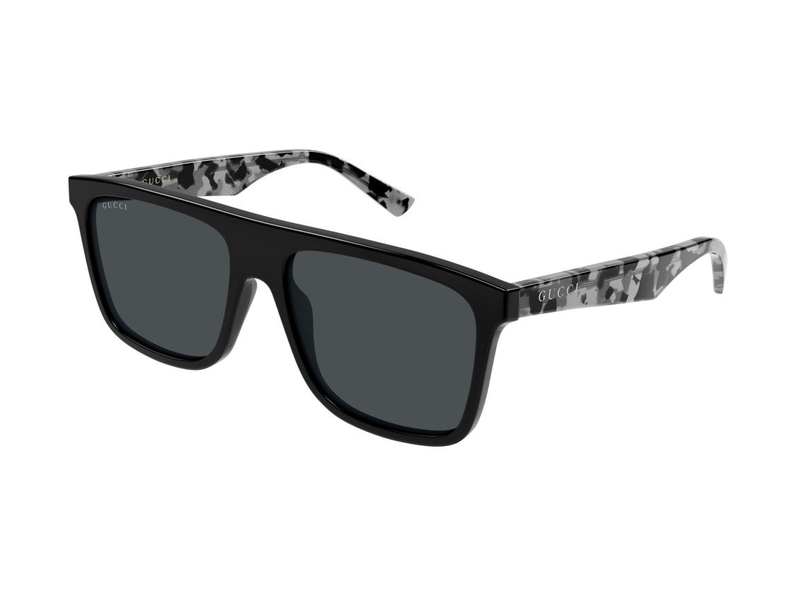 Gucci Black Gg2182s Acetate Square Sunglasses
