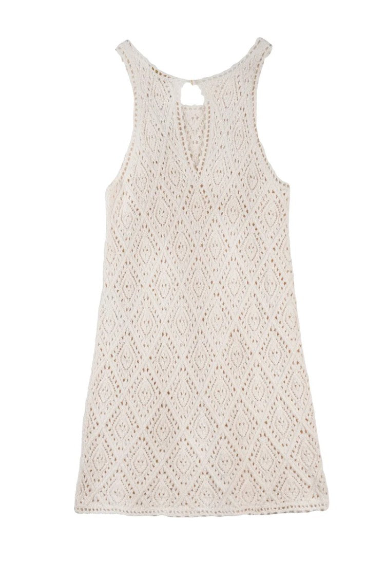 Vanessa Bruno Macramé Dress - Beige