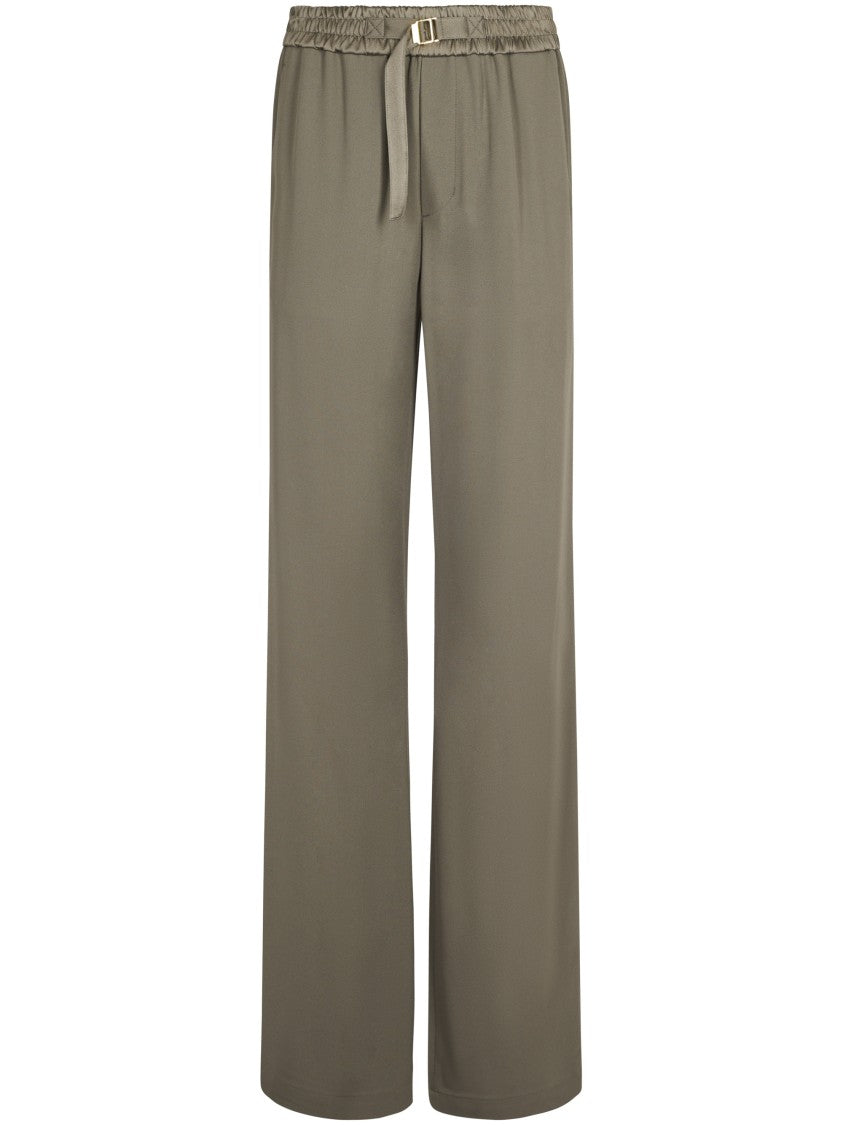 Ami Relaxed Fit Wide Leg Trousers