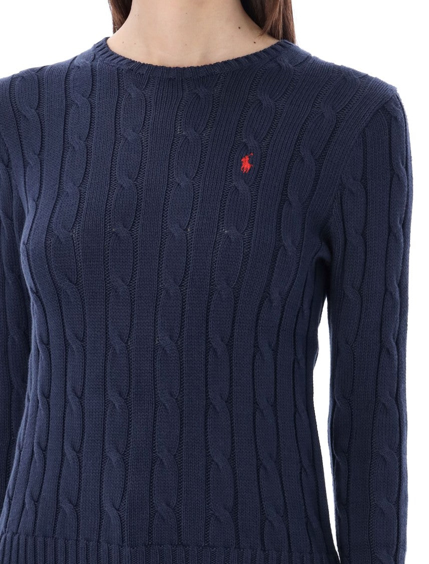 Polo Ralph Lauren Julianna Slim Fit Cable Knit Sweater