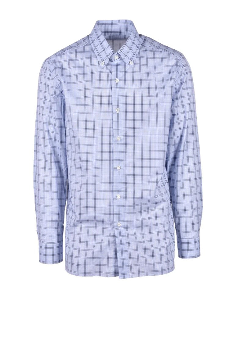 Luigi Borrelli Napoli Cotton Shirt - Light Blue