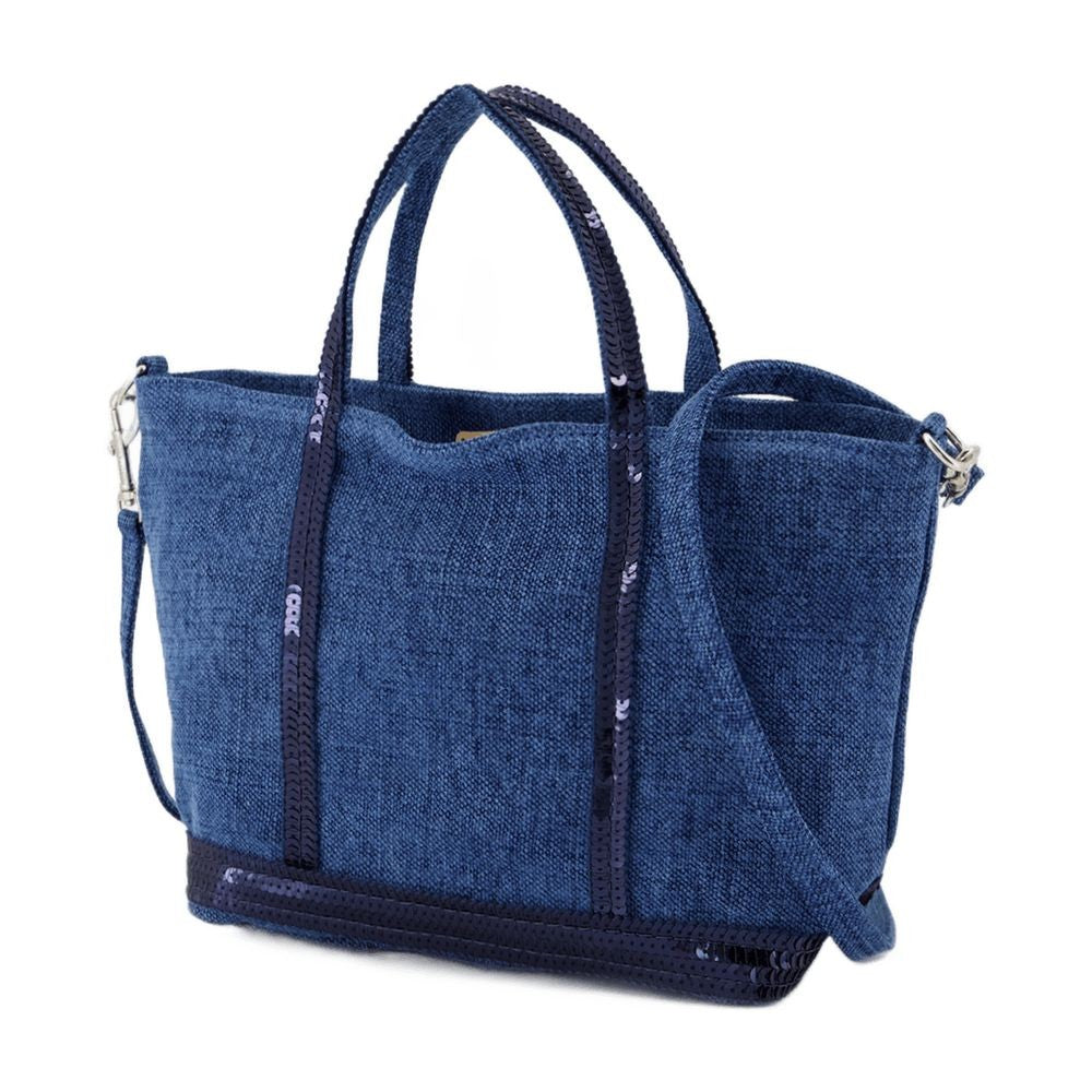 Vanessa Bruno Xs Shoulder Bag - Linen - Blue