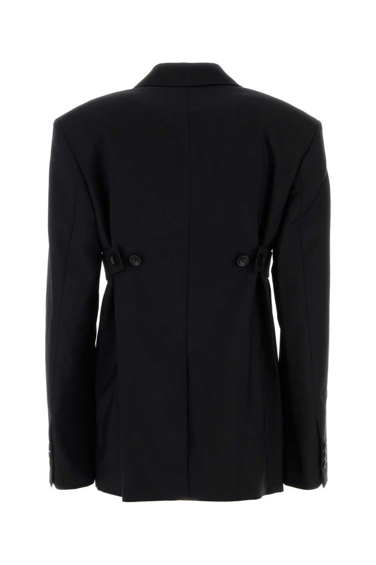Alexander Wang Black Wool Blend Blazer
