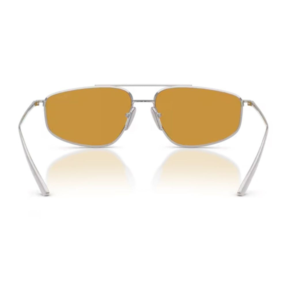 Prada Pr C51s Ultra-Slim Rectangular Metal Sunglasses