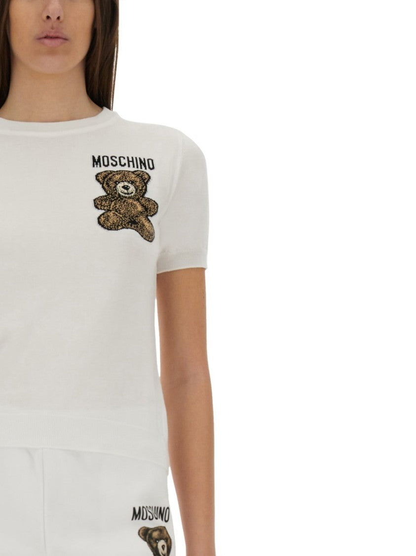 Moschino Teddy Bear Knit Top