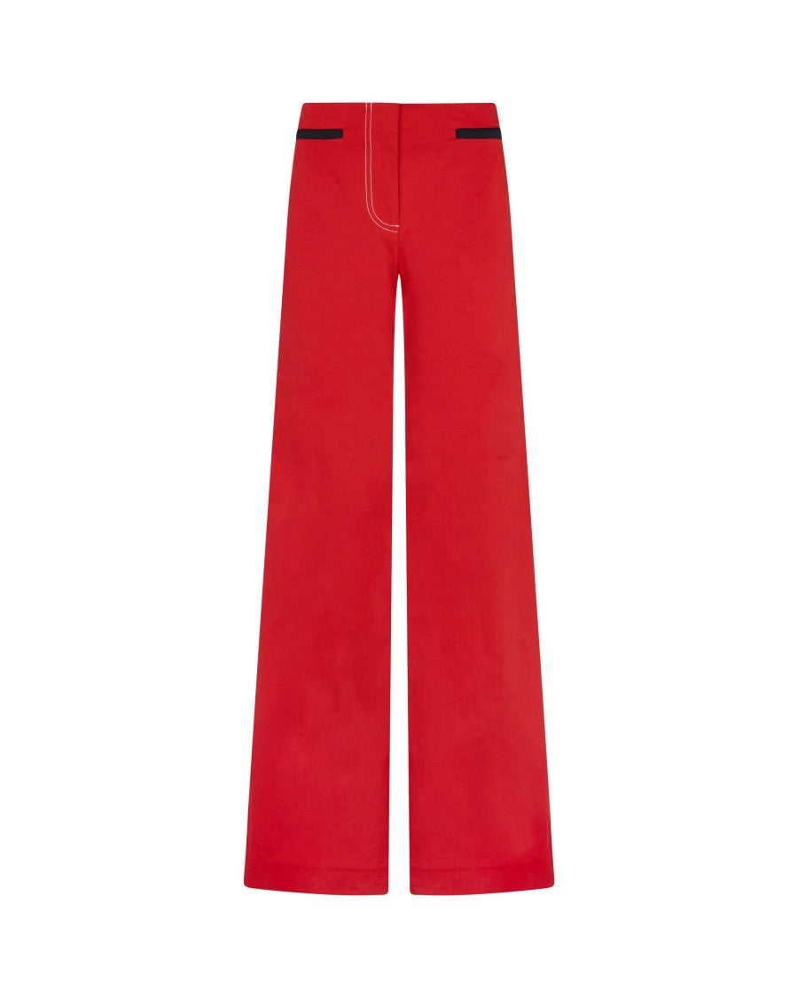 Serena Bute Flare Trouser With Contrast Pockets