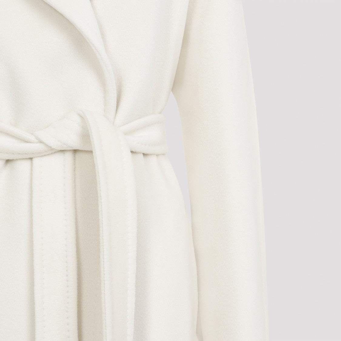 Max Mara Wrap Coat With Belted Waist