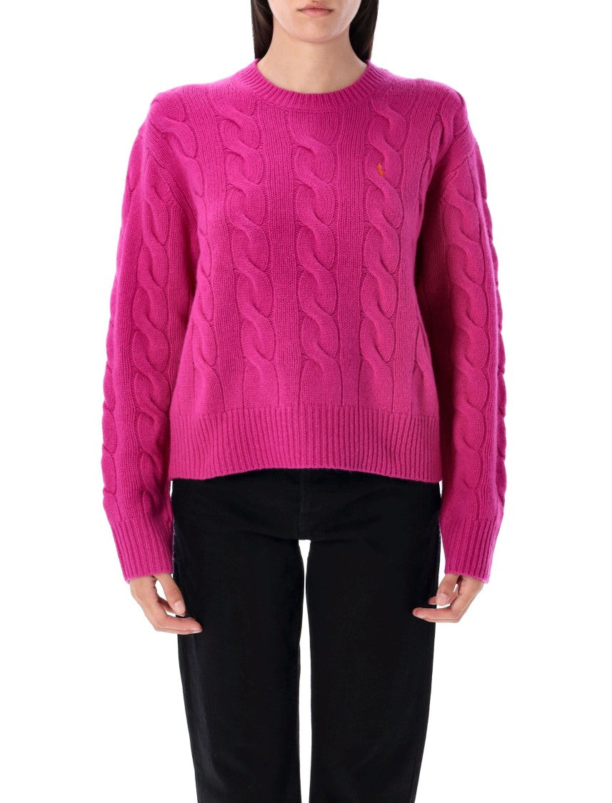 Polo Ralph Lauren Crop Knit Cable Sweater