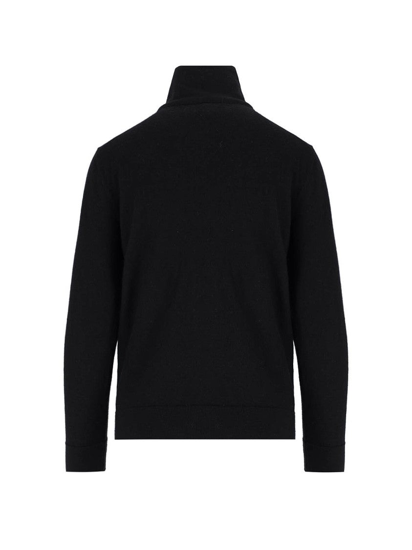 Hodakova Zip Turtleneck Sweater – Black