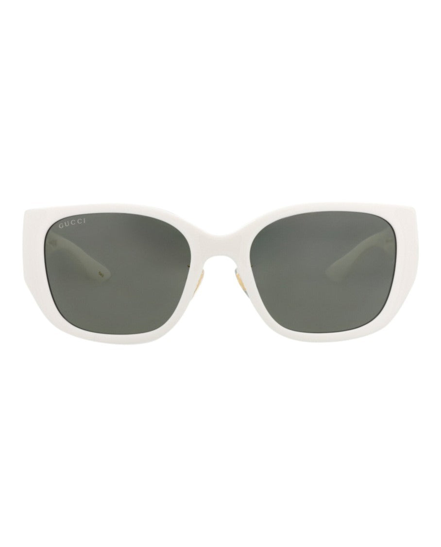Gucci Cat Eye-Frame Injection Sunglasses With Gold-Tone Logo Accents