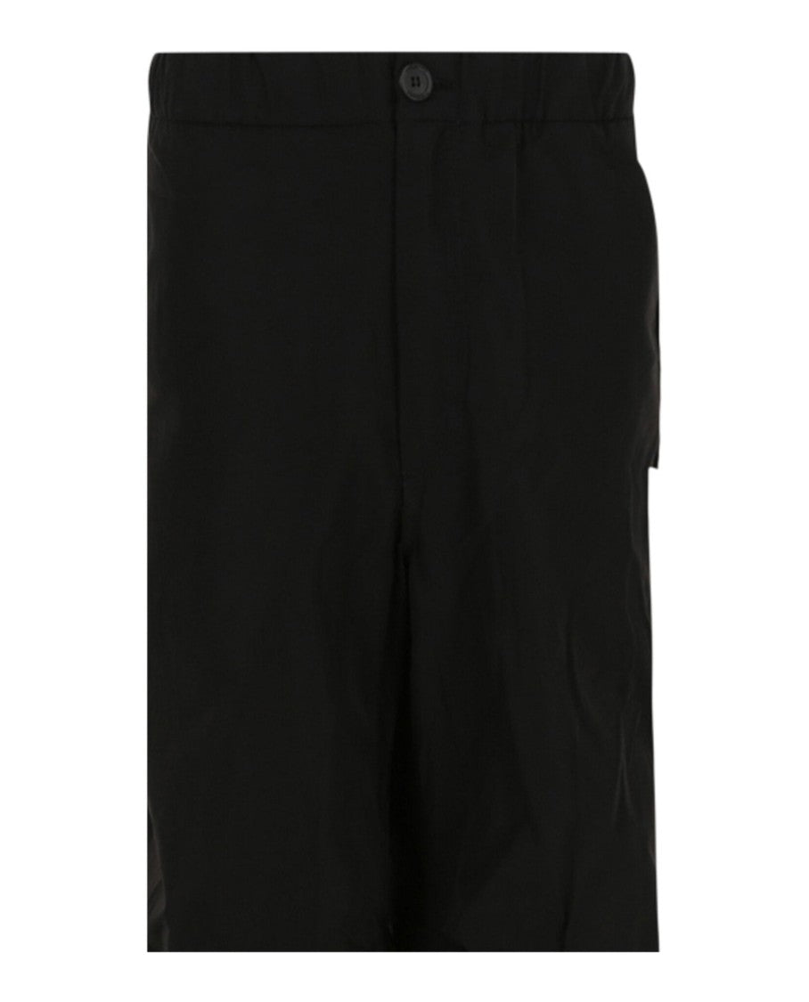 Ferragamo Mid-Rise Straight Leg Pants With Flap Pockets