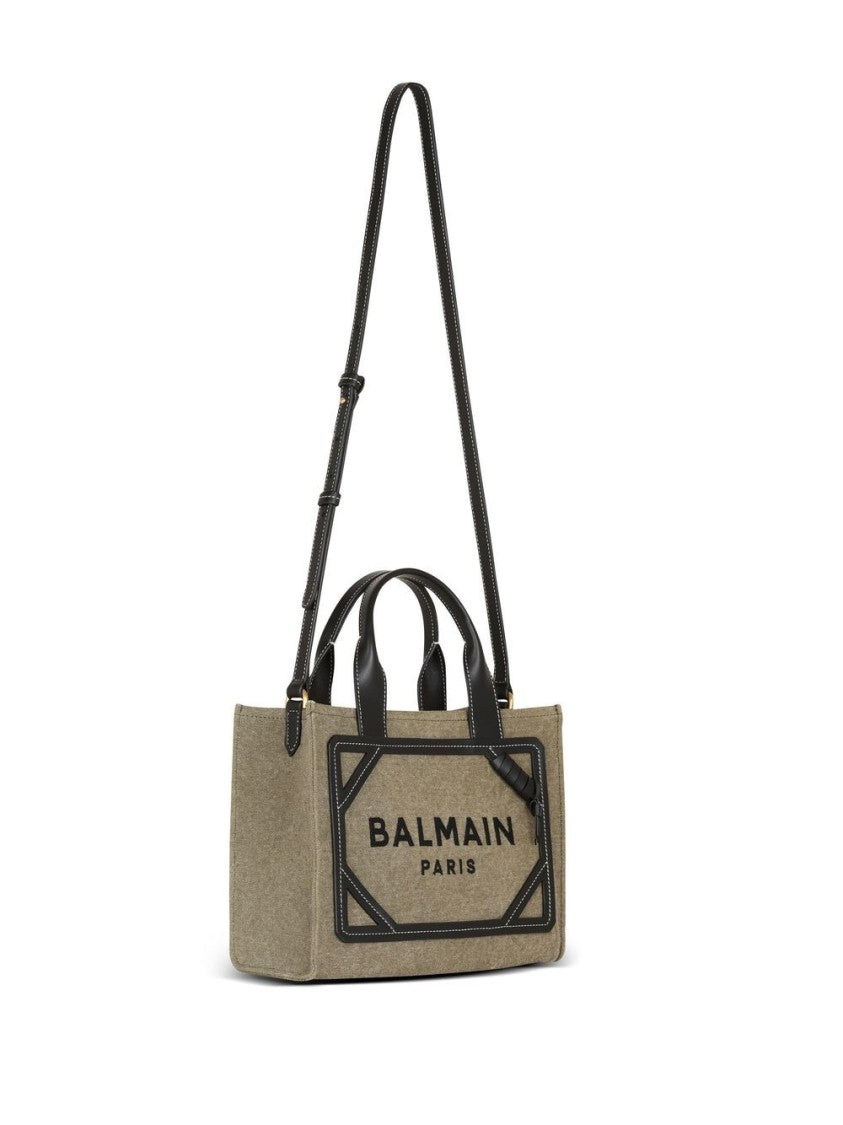 Balmain Small B-Army Logo Tote Bag