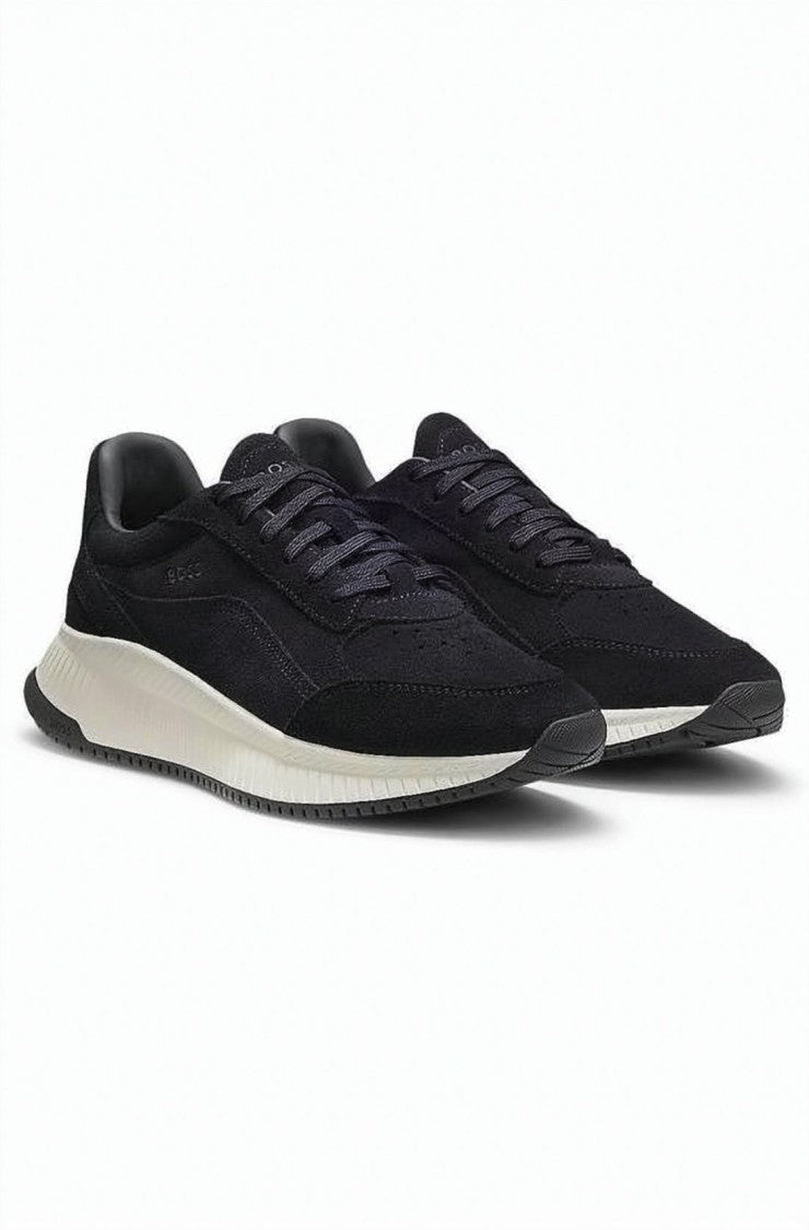 Hugo Boss Smooth Leather Sneakers With Cushion Sole