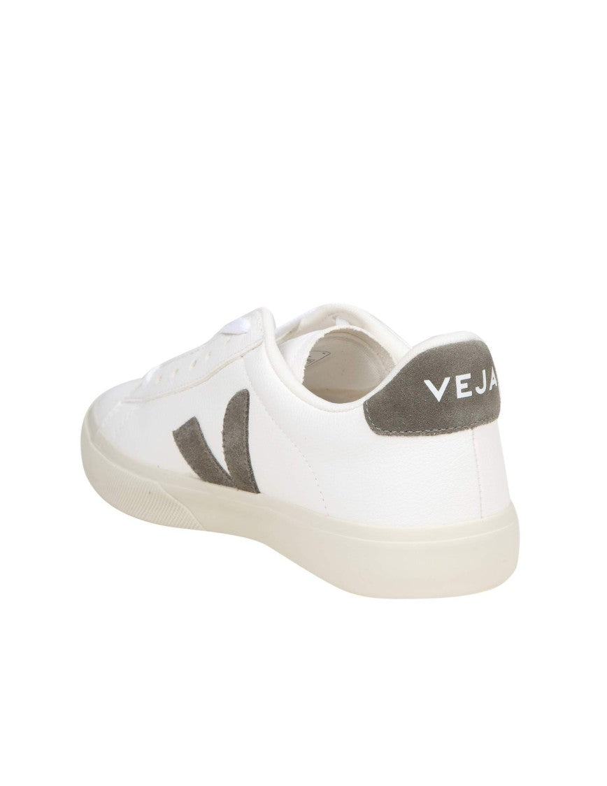 Veja Campo Chromefree In White/Khaki Leather