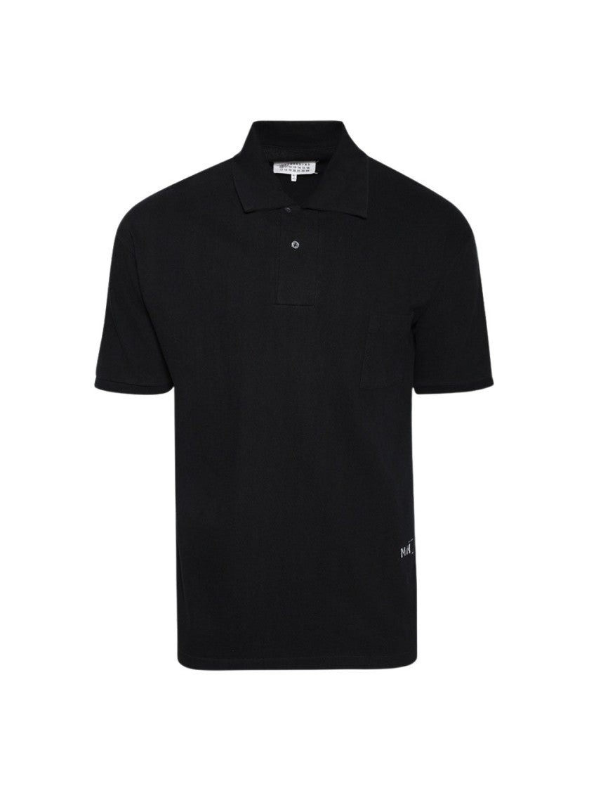 Maison Margiela Polo Shirt - Black