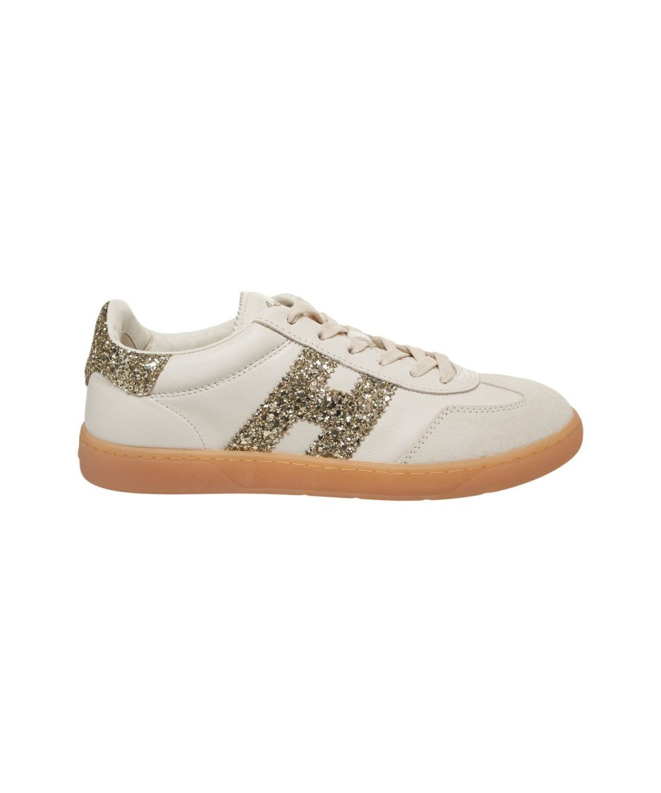 Hogan Glitter-Accent Suede And Leather Hogan Sneakers