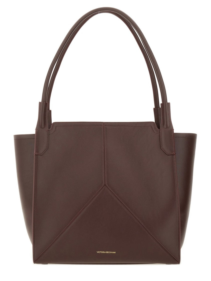 Victoria Beckham Tote Bag With Geometric Panel Design