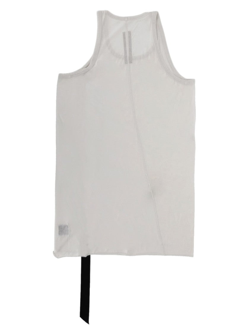 Drkshdw By Rick Owens Extended Length Cotton Striped Tank Top