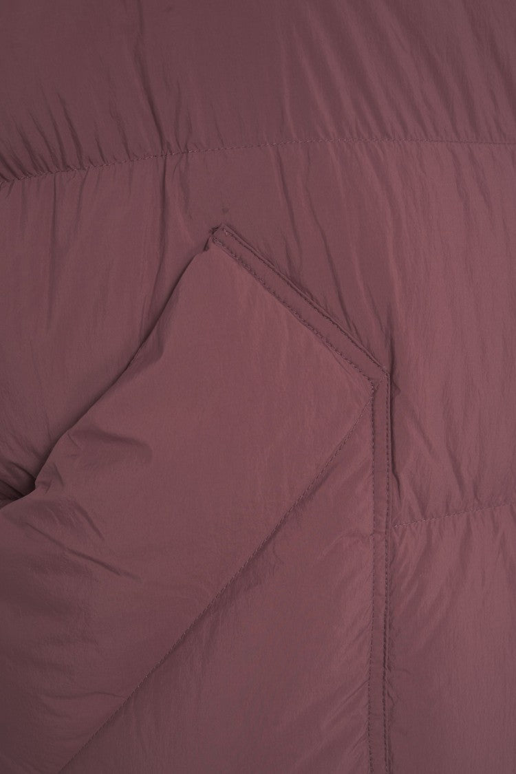 Blauer Quilted Gilet With Padded Hood And Full-Length Zip