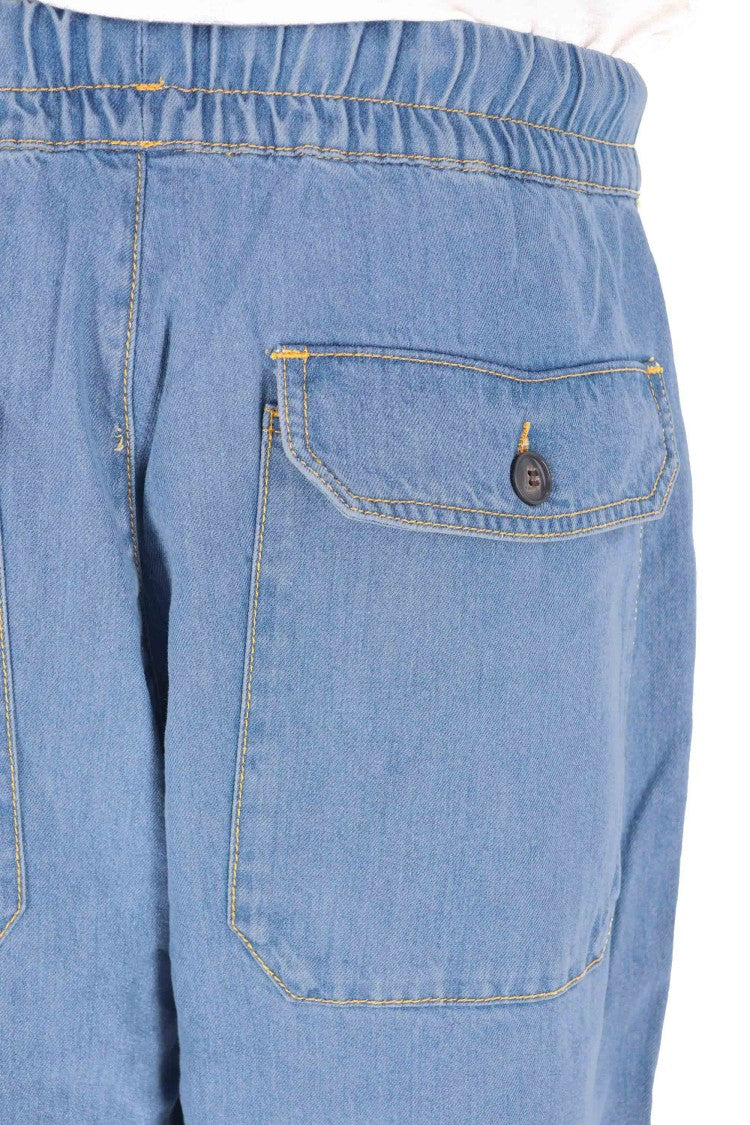 Officine Generale Ferry Lyocell Drawstring Travel Jeans