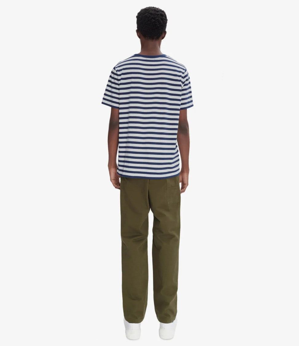 A.P.C. Khaki Workwear Trousers With Adjustable Waist