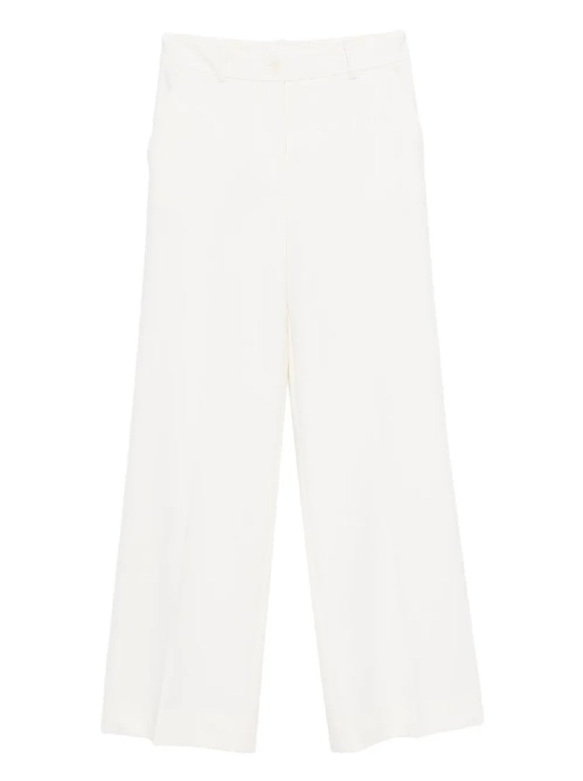 P.A.R.O.S.H. High-Waisted Wide-Leg Trousers With Tailored Fit