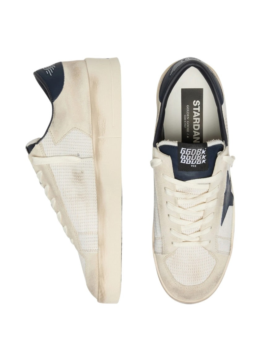 Golden Goose Blue Leather Stardan Sneakers