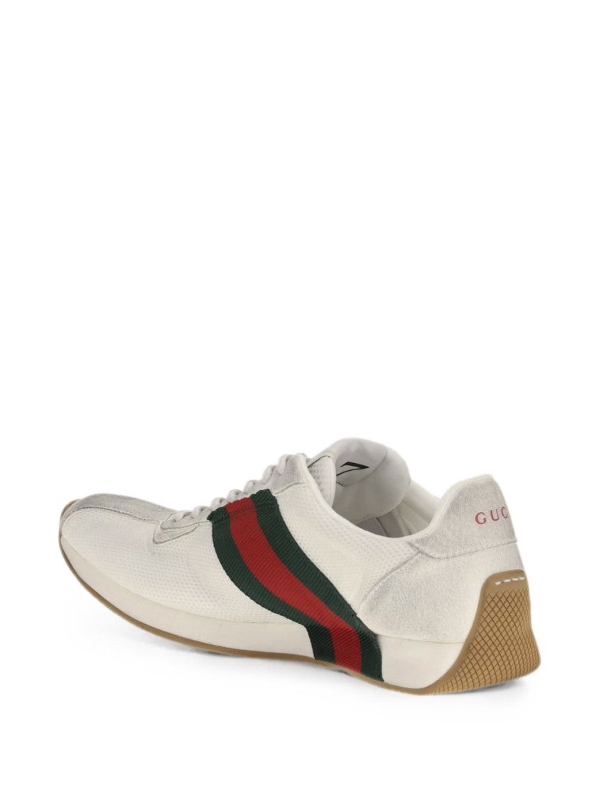 Gucci Web Stripe Low-Profile Low-Top Sneakers