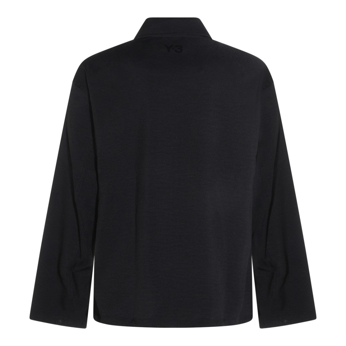 Y-3 Black Jacket With Adjustable Hem