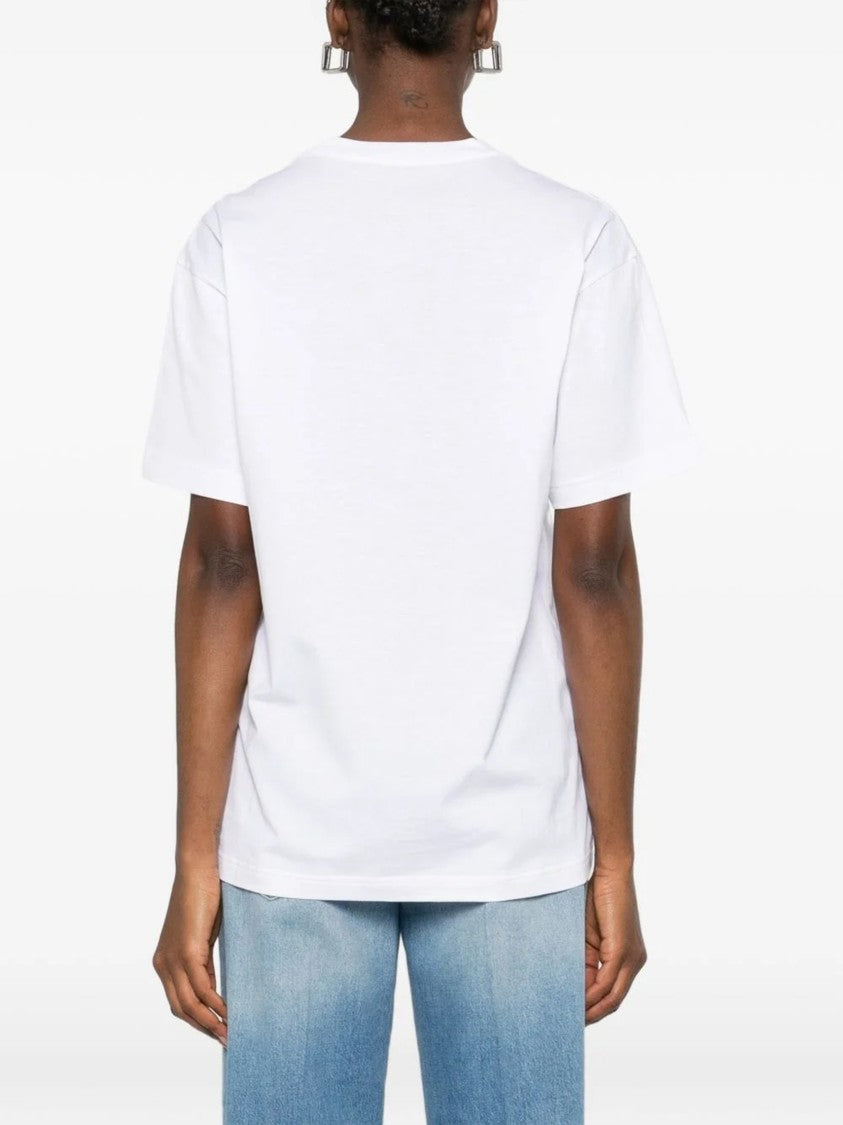 Gucci White Regular Light Jersey Horsebit Top