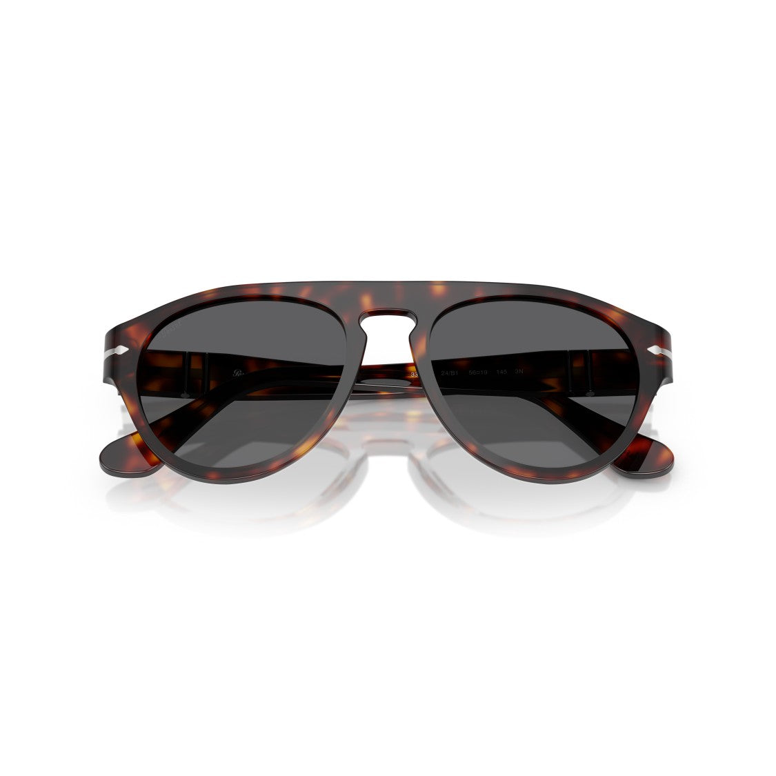 Persol 0Po3370s Aviator Sunglasses With Tortoiseshell Acetate Frame
