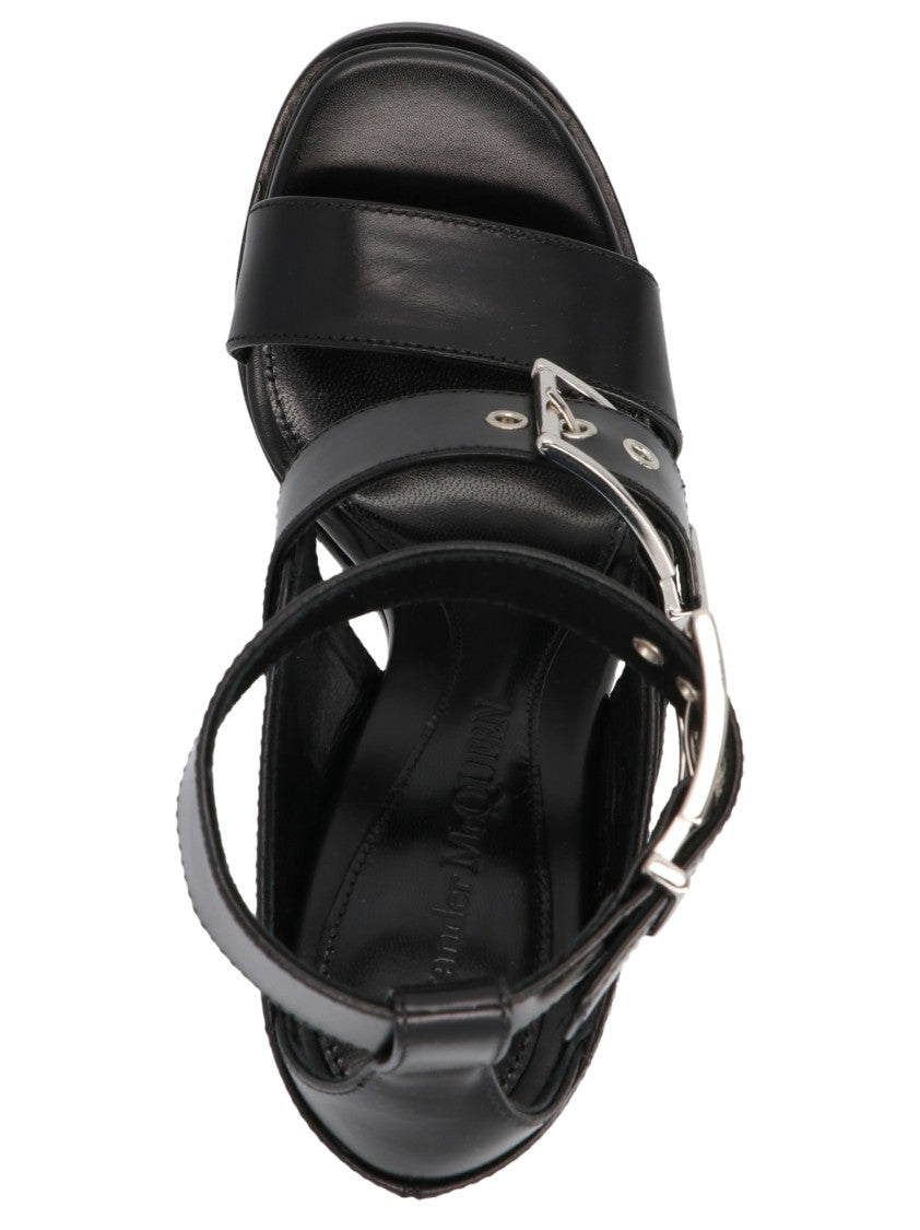 Mcqueen Straps Leather Sandals