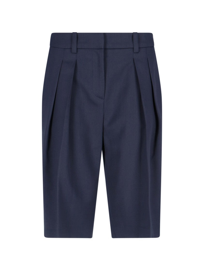 The Frankie Shop "Bilbao" Bermuda Shorts – Navy Blue