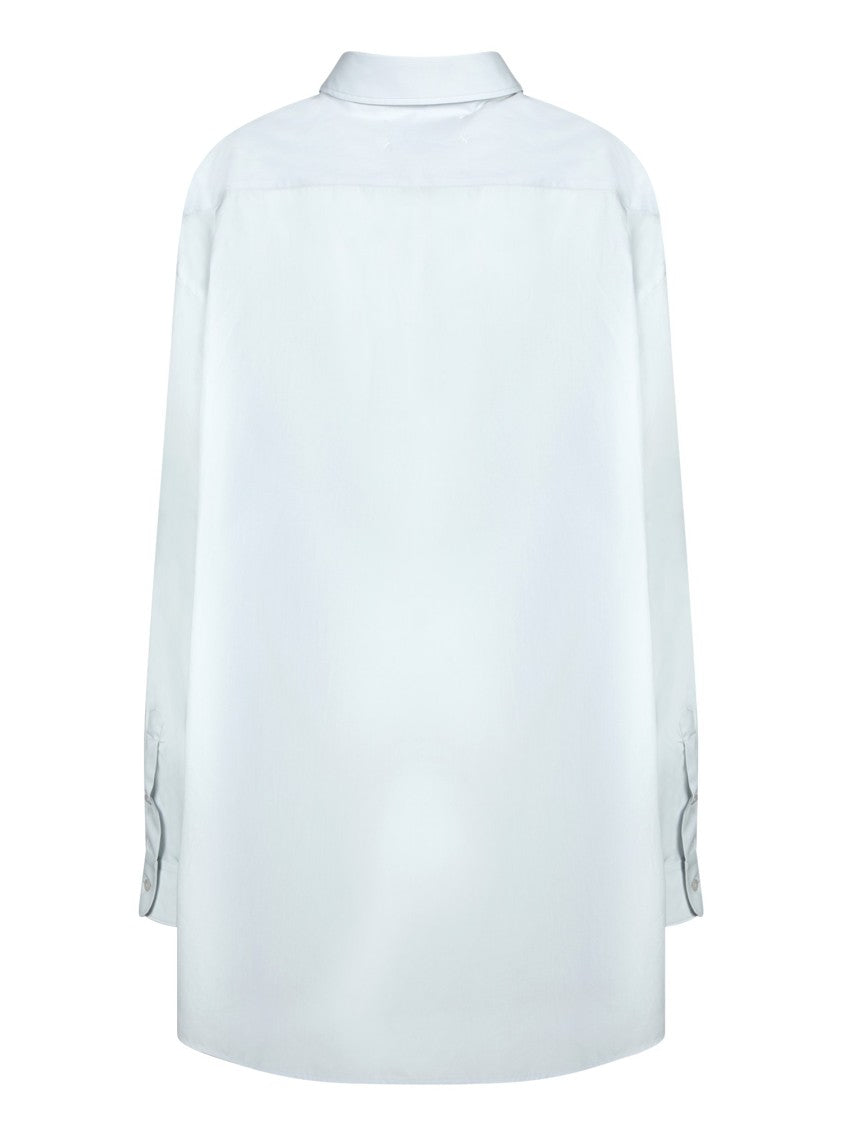 Maison Margiela White Oversize Shirt With Classic Collar