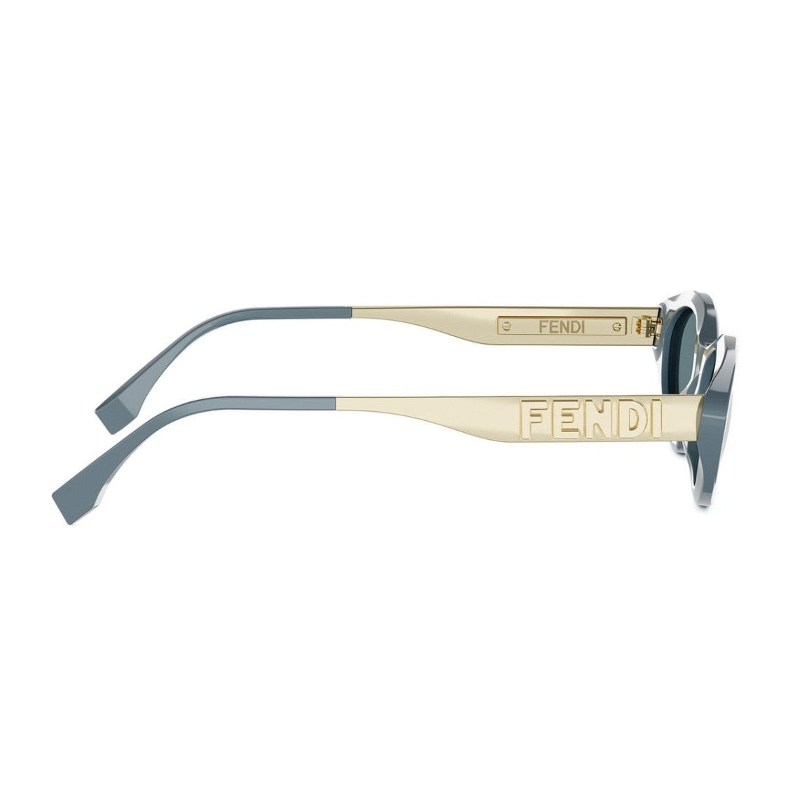 Fendi Grey Fendigraphy Acetate Cat-Eye Sunglasses