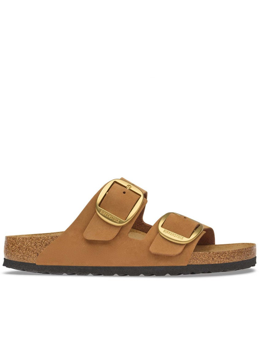 Birkenstock Adjustable Buckle Sandal With Contoured Cork Footbed