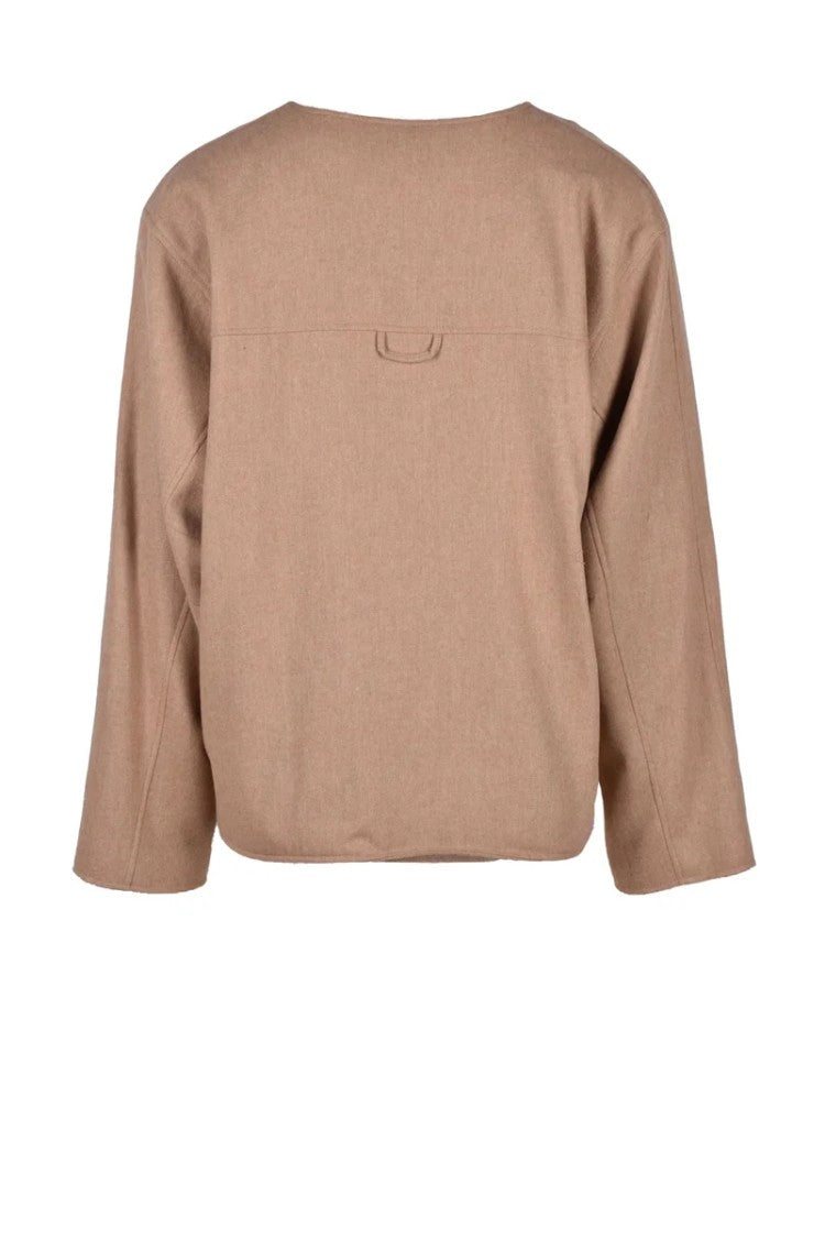 Adish Adish Wool And Nylon Jacket - Beige