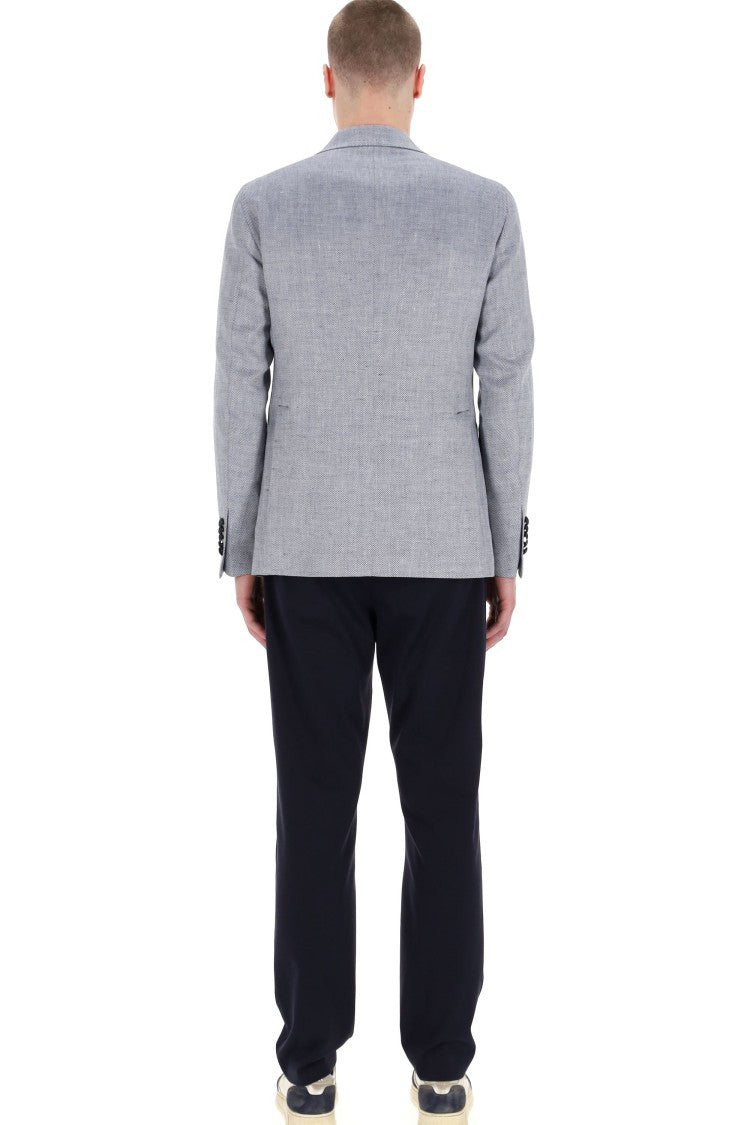 Tagliatore Pino Lerario Line Linen-Cotton Jacket